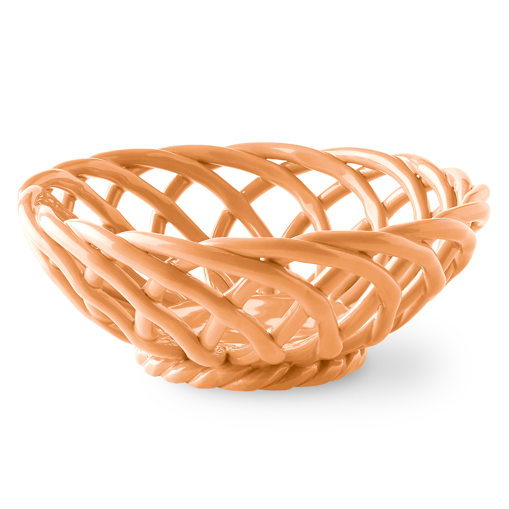 Sicilia Ceramic Basket Small
